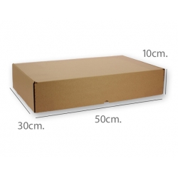 25 Cajas de cartón kraft 50x30x10 cms, para envío postal - e.commerce. 