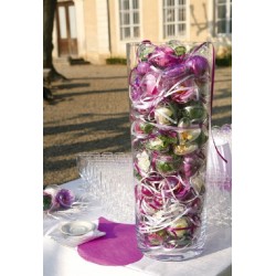 Caja de regalo con forma de corazón transparente. 8 cms. C/5 uds 2