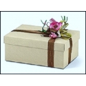 10 Cajas de regalo marfil fondo+tapa 45.5x32x11 cms. 