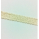 Lace tape / puntilla adhesiva. Crochet beige. 15mmx2m Aprox. 