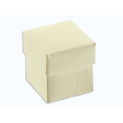 Caja de regalo fondo+tapa, blanco 12x12x9 cms c/10 uds.