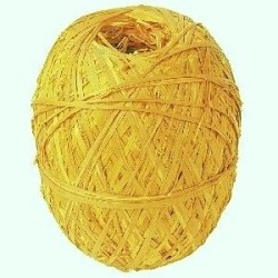 Ovillo de rafia natural, teñida. 500 grs.  Varios colores 2