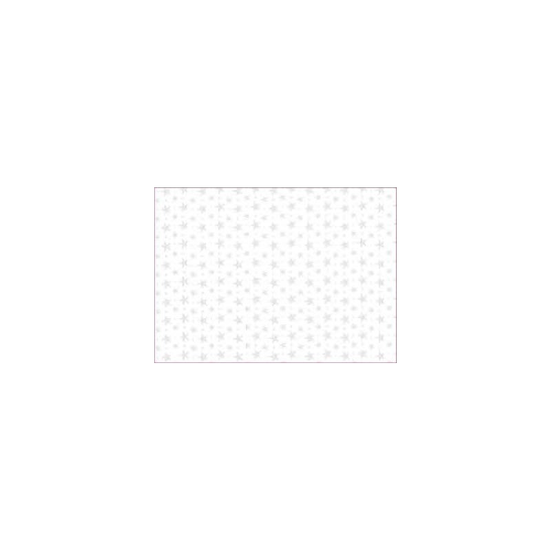 500 Hojas de papel de seda Estrellas blancas
