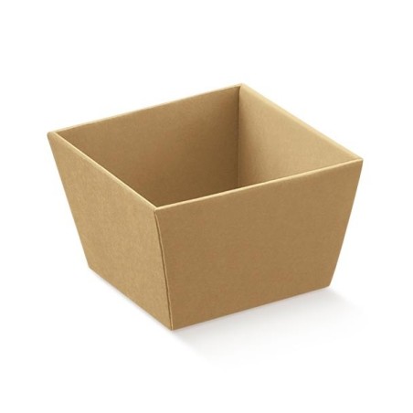 50 Bandejas kraft 21X21X9 