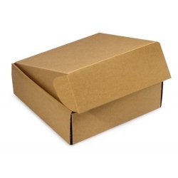 100 Cajas de cartón kraft 19x17x7 cms, para envío postal - e.commerce. 