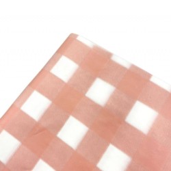 100 Hojas de papel de seda cuadros vichy. Colores disponibles 2