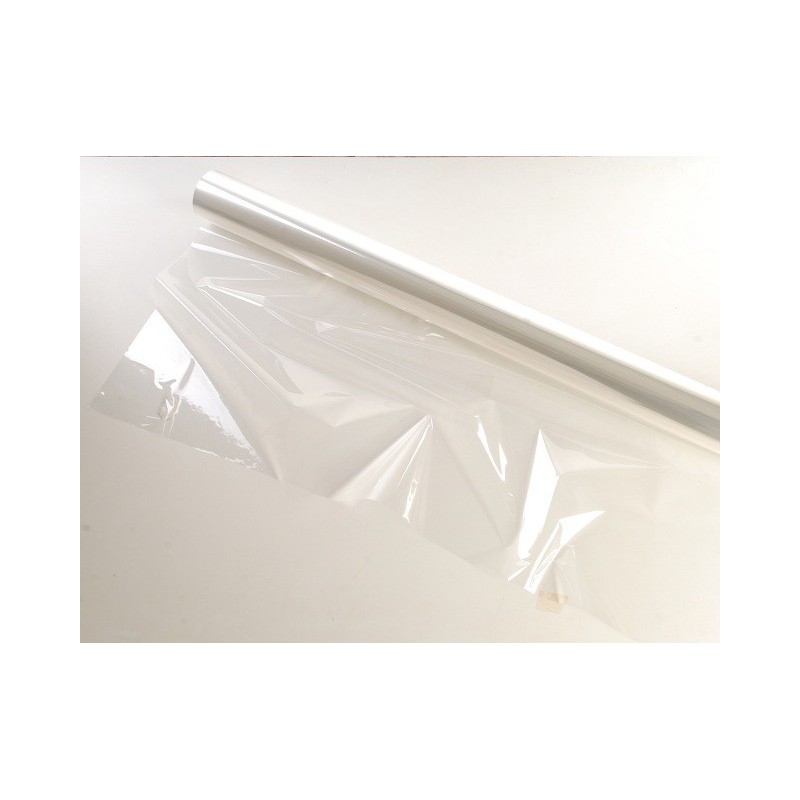 Bobina polipropileno transparente tipo celofán, bobina de 120 m.