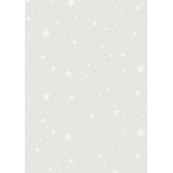 500 Hojas de papel de seda estrellas fondeado en color blanco