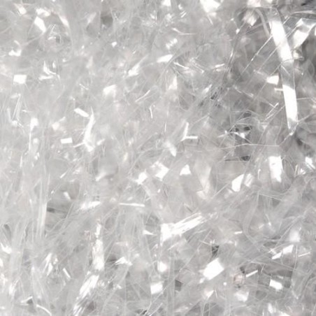 5 Kilos de viruta de Celofán transparente para Cestas y Canastillas 5 Kilos de viruta de Celofán transparente para Cestas y Canastillas
