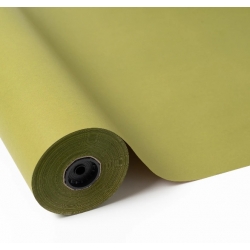 Bobina de papel de regalo. Fondo kraft reciclado impreso verde oliva