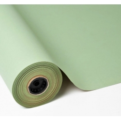 Bobina de papel de regalo. Fondo kraft reciclado impreso verde