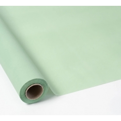 Bobina de papel de seda. Fondo verde claro. 70 x 100 m