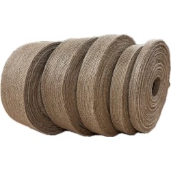 Cinta de yute natural 10mm y 25 mm
