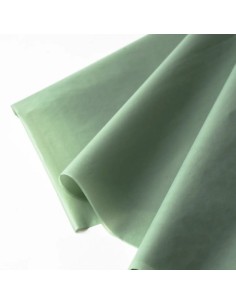 500 Hojas de papel de seda  verde vintage / cemento