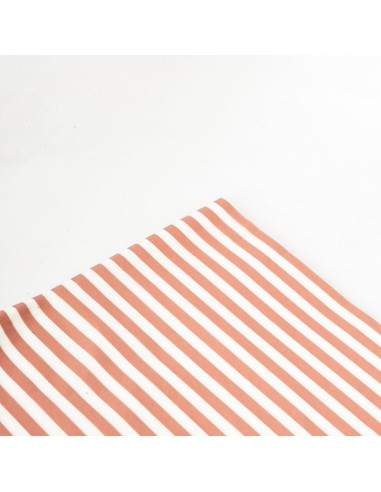 100 Hojas de papel de seda raya mini peach-melocotón